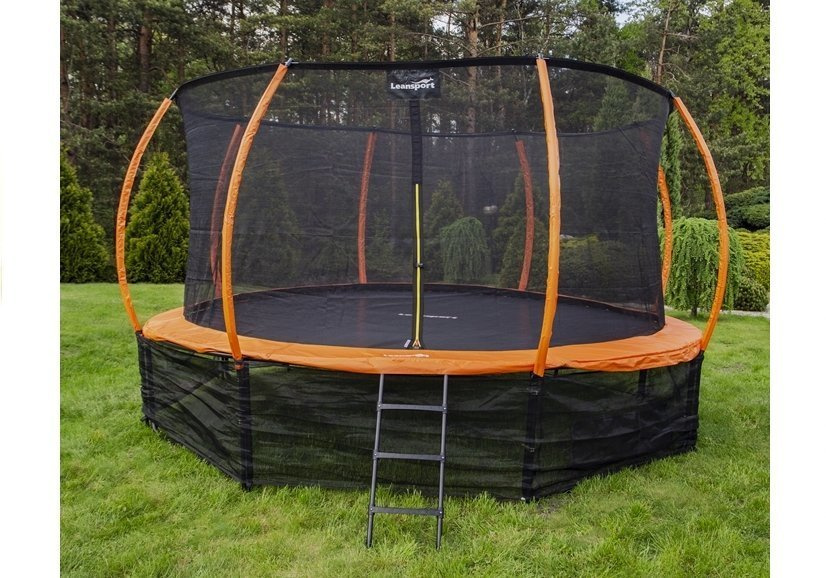 Batutas Lean Sport 366 cm, juoda oranžinė