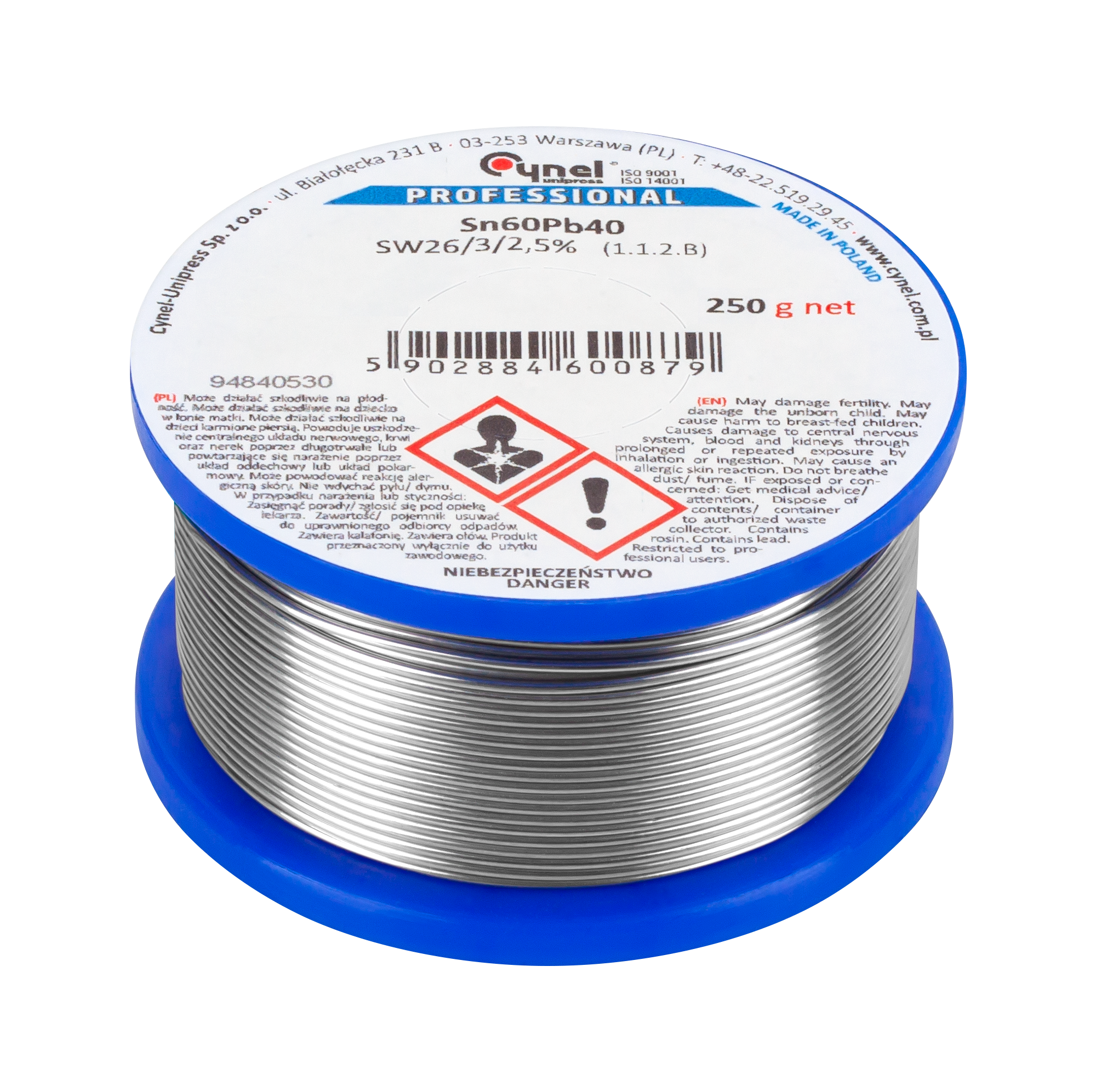 Alavas 0,56mm/250g sn60pb40 cynel