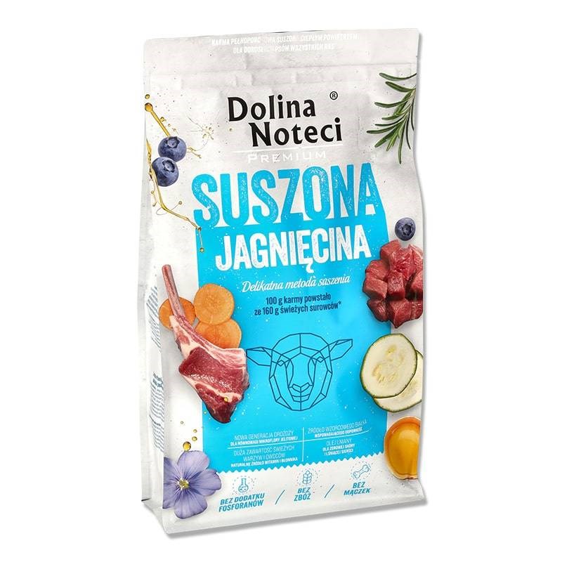 Dolina noteci premium su džiovinta ėriena, 9 kg