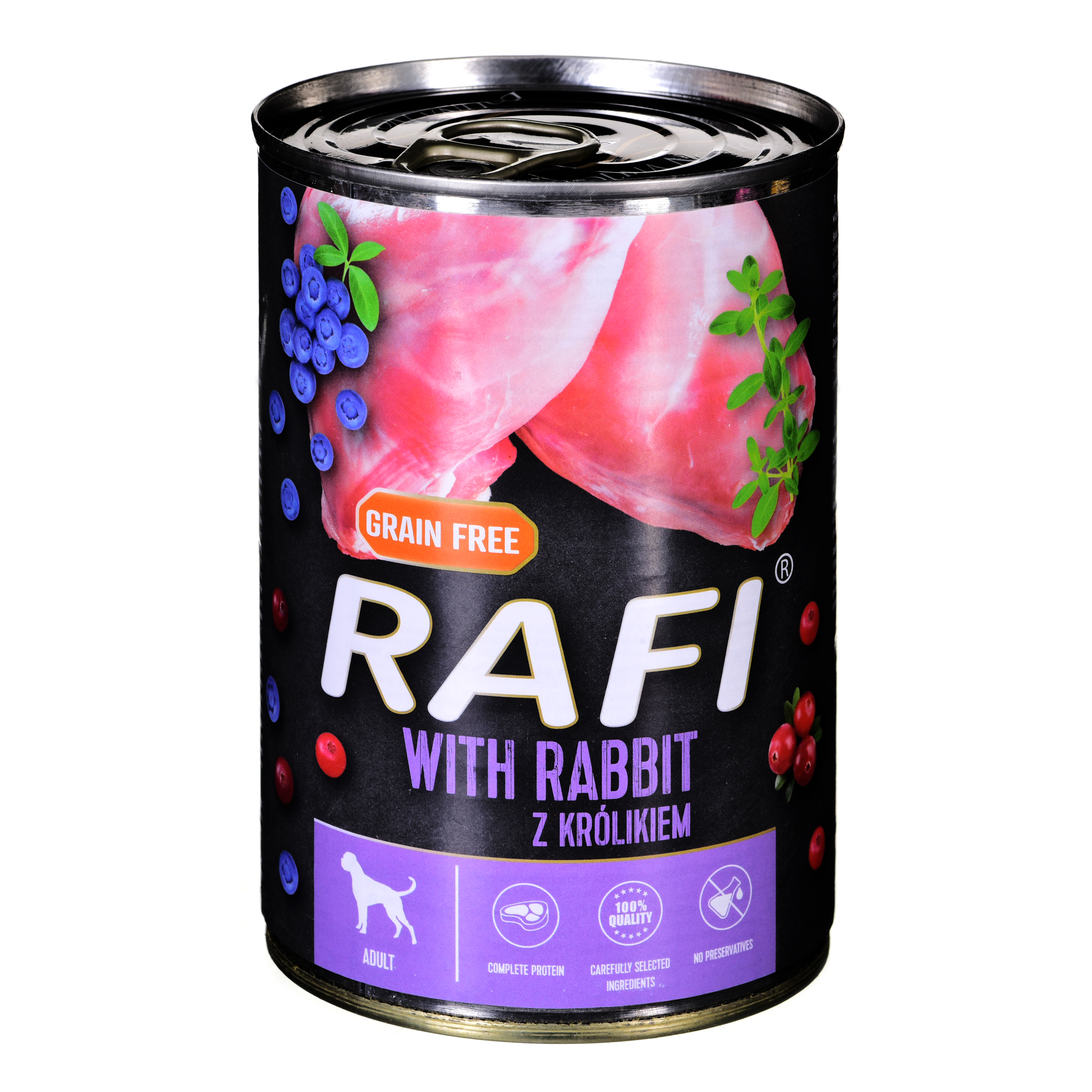 Rafi šunims su triušiena, 400 g