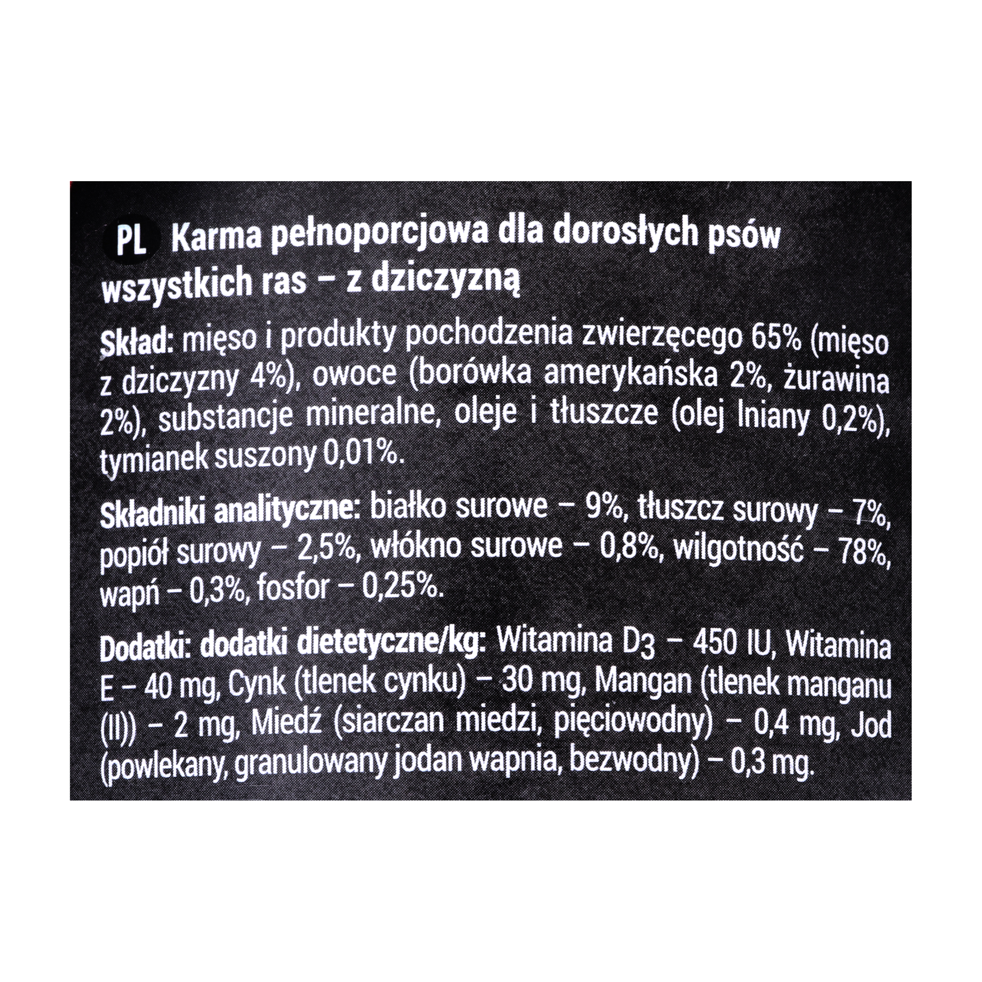 Rafi konservai šunims su žvėriena, 400 g