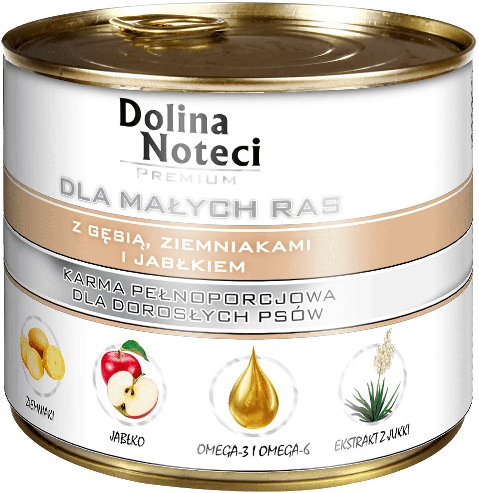 Dolina Noteci Premium Su Žąsiena, Bulvėmis Ir Obuoliais, 185 G