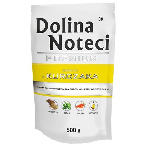 Dolina Noteci Šlapias Suaugusių Šunų Maistas, Su Jautiena, Kiauliena Ir Vištiena, 500 G