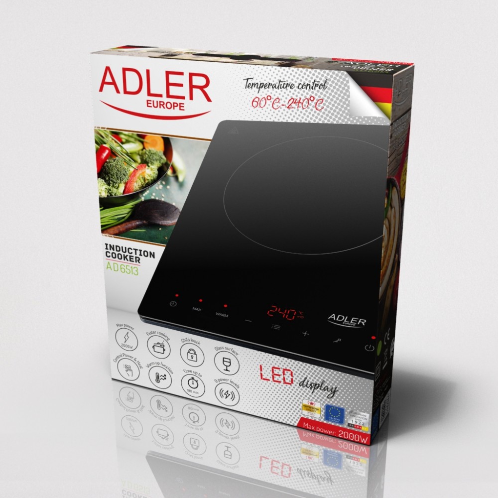 Indukcinė kaitlentė Adler AD-6513