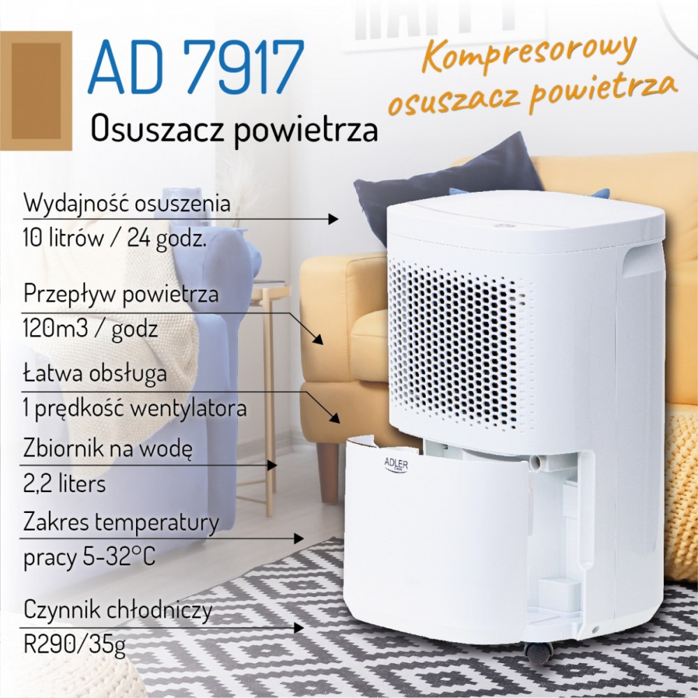 Oro sausintuvas Adler AD-7917