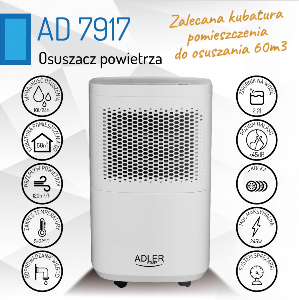 Oro sausintuvas Adler AD-7917