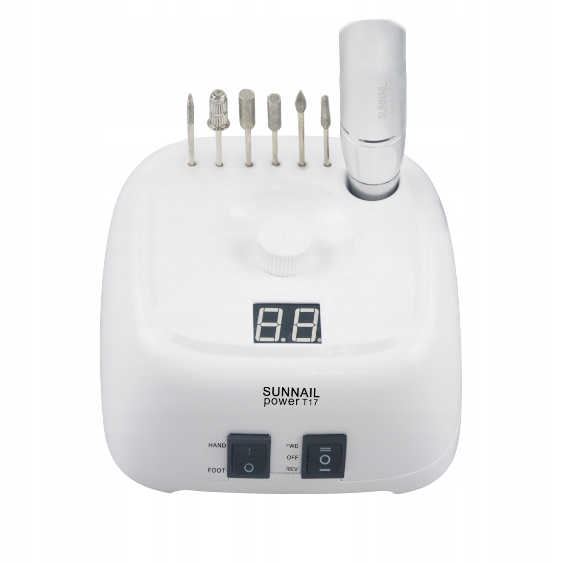 Sunnail 65w nagų freza + 3 rinkinių 41 vnt. frezų
