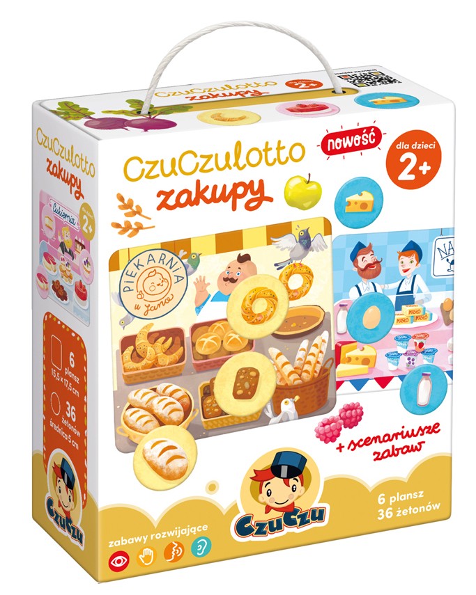 Žaidimas vaikams czuczu lotto zakupy 2+