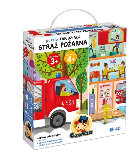 CzuCzu galvosūkis Taip dirba ugniagesiai 40 vienetų + mokomasis plakatas