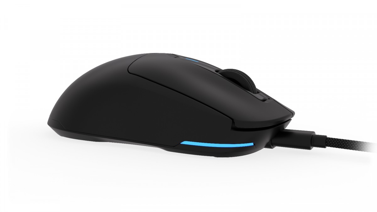 Žaidimų pelė - krux plasma wireless 12000 dpi rgb juoda, juoda