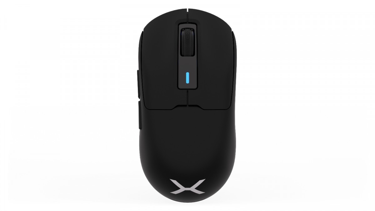 Žaidimų pelė - krux plasma wireless 12000 dpi rgb juoda, juoda