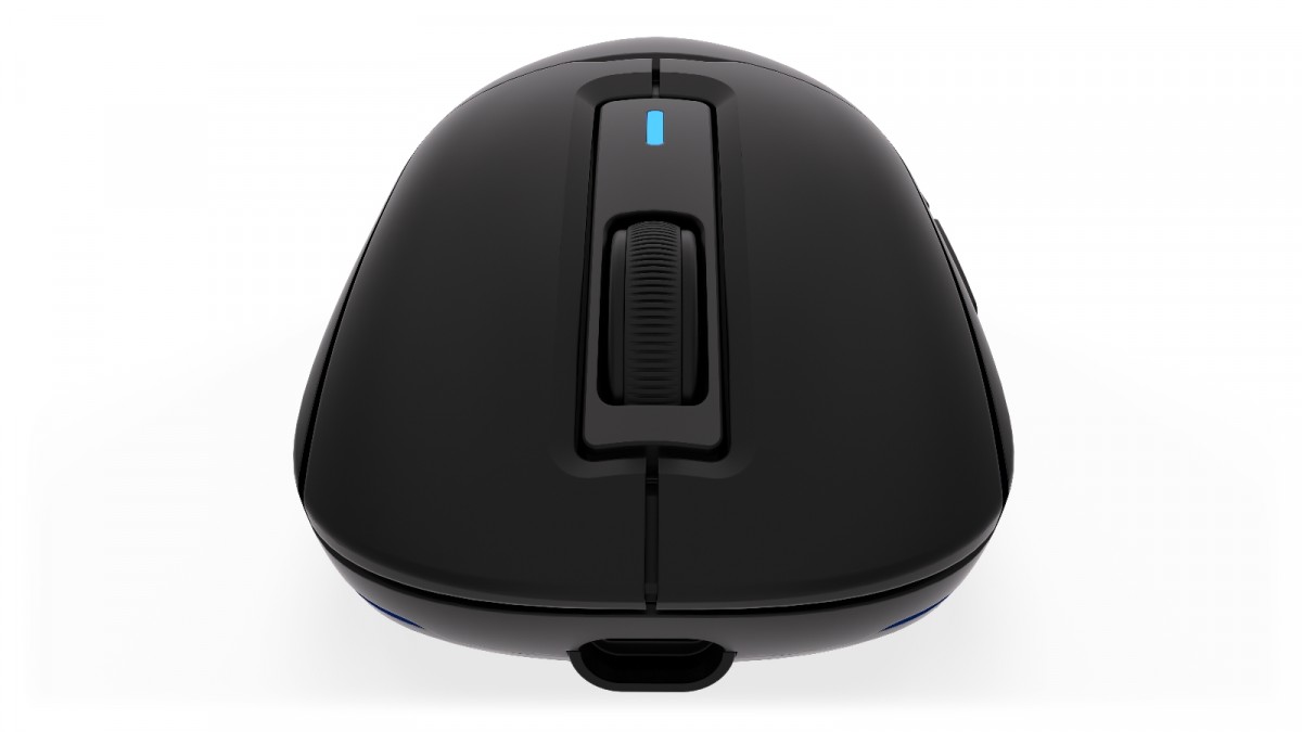 Žaidimų pelė - krux plasma wireless 12000 dpi rgb juoda, juoda