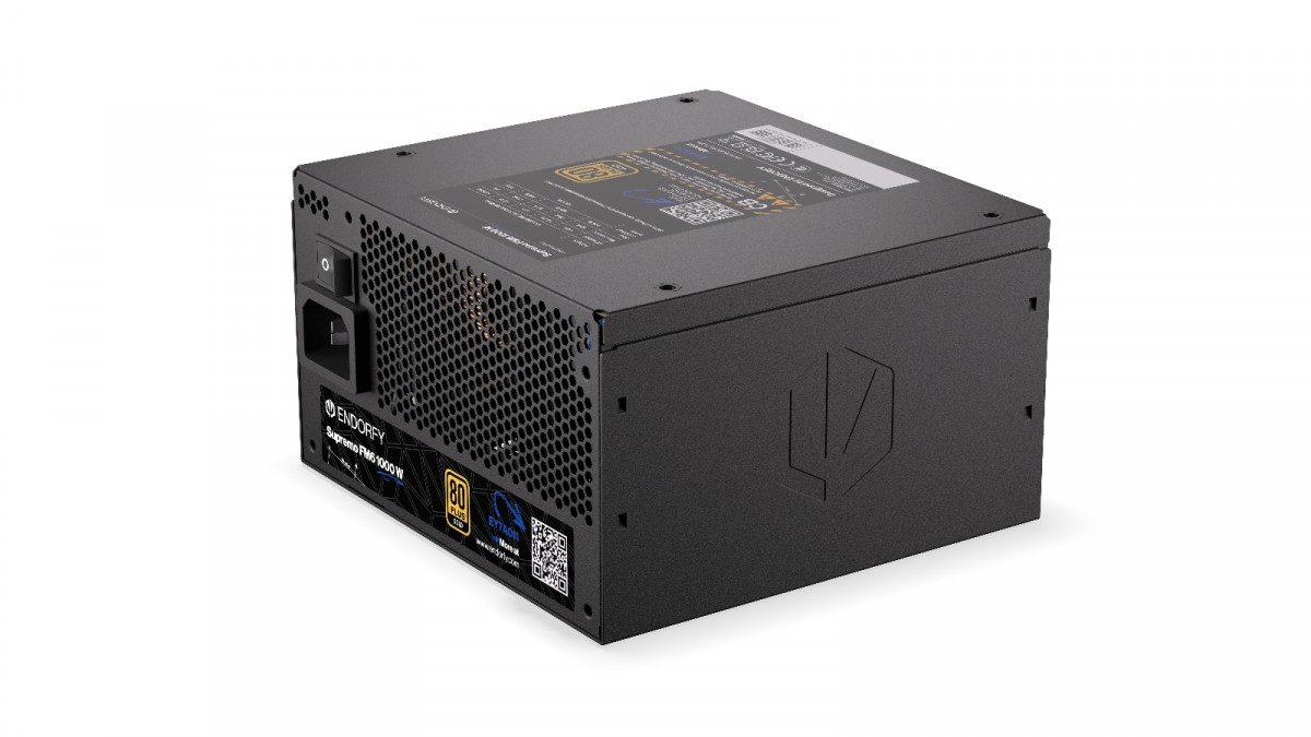 Maitinimo Šaltinis Maitinimo Blokas - Endorfy Supremo Fm6 1000W 80 Plus Gold Juodas, Juodas
