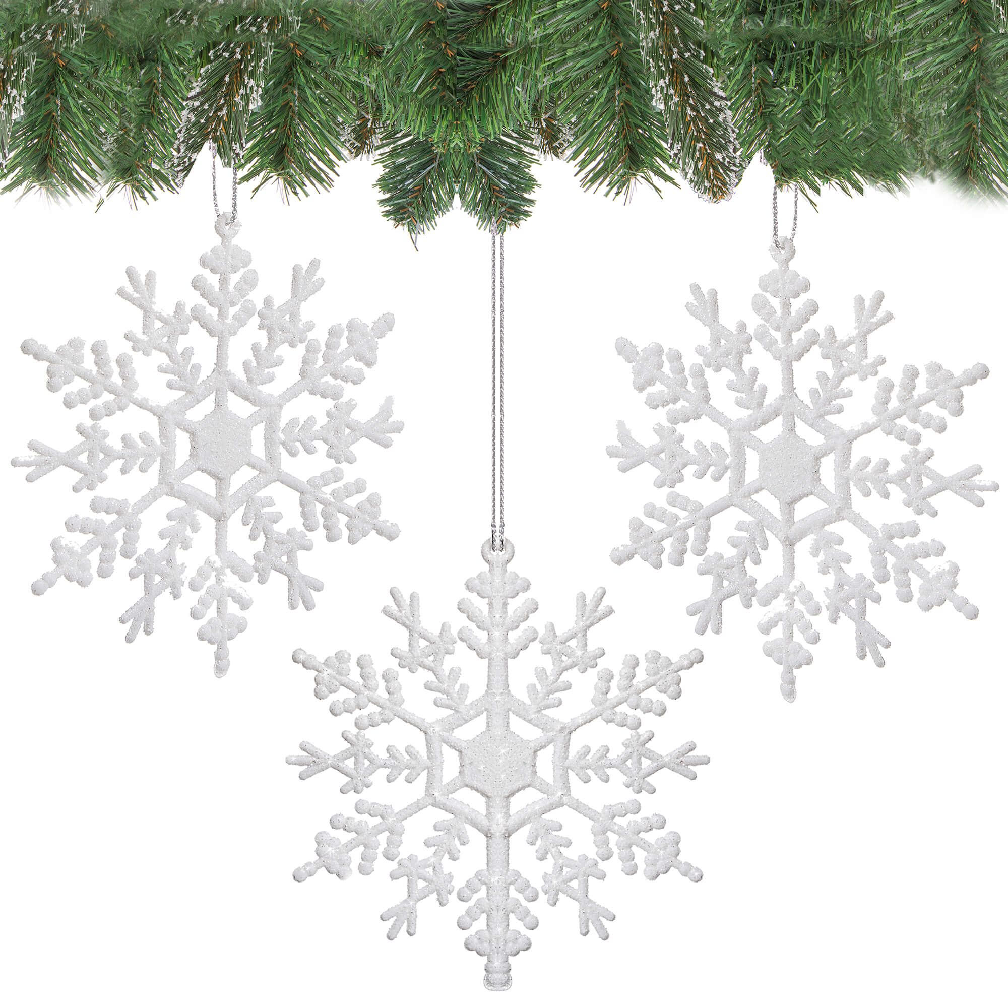 Kalėdinės dekoracijos springos, 3 vnt., 12 cm