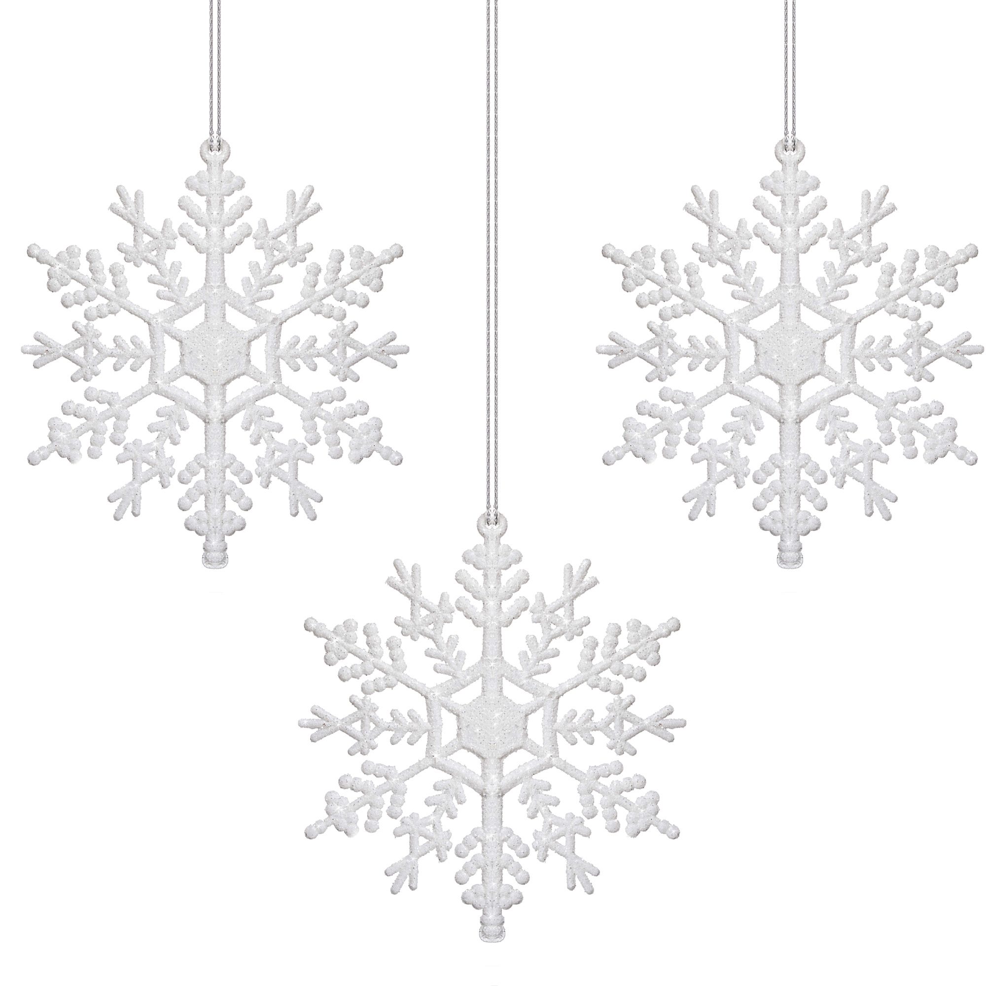 Kalėdinės dekoracijos springos, 3 vnt., 12 cm