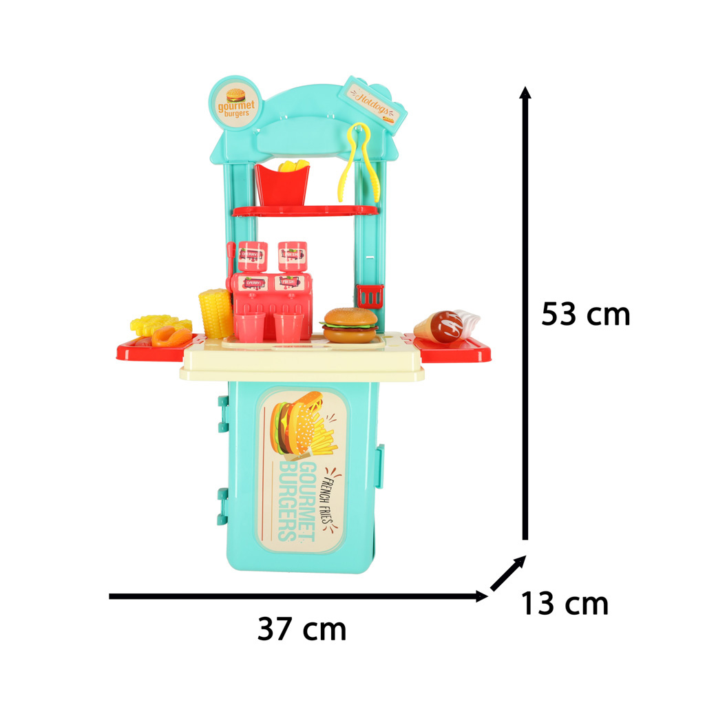 Vaikiška virtuvė lagamine 55cm