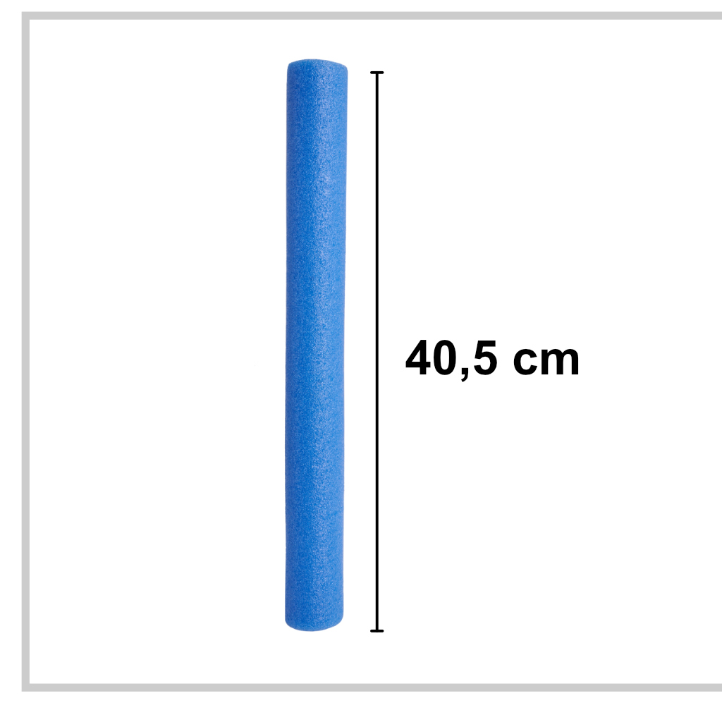 Mėlynos putų apsauginės rankovės batutui 41 cm