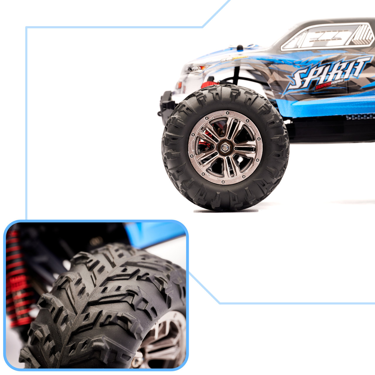 Rc automobilis q901, mėlynas