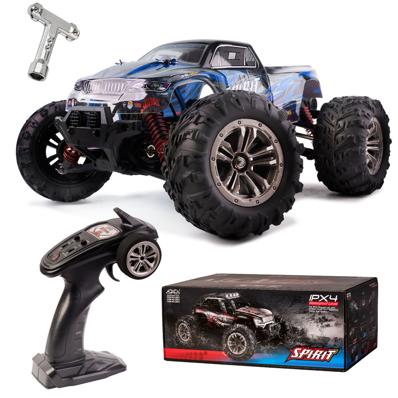 Rc automobilis q901, mėlynas