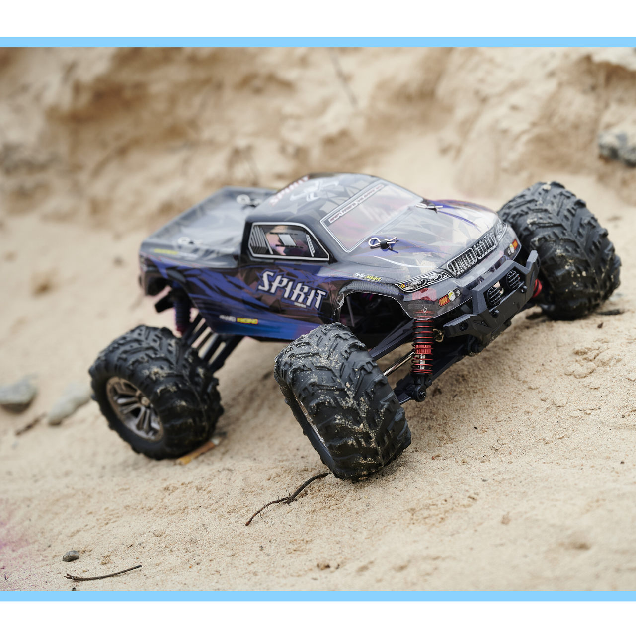 Rc automobilis q901, mėlynas