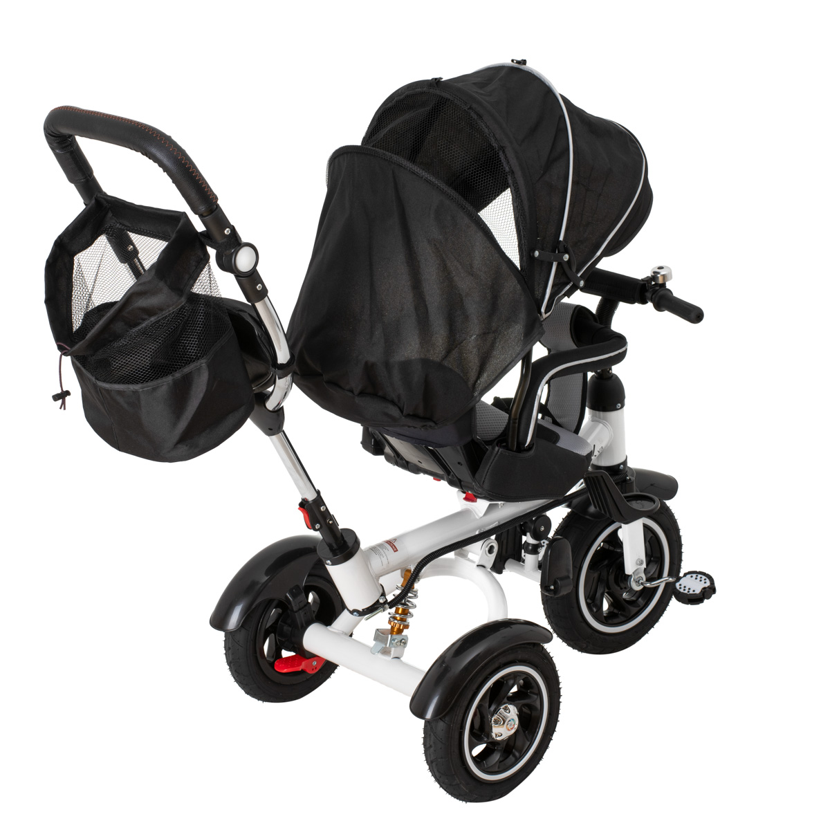 Triratis dviratukas su stogeliu trike fix v3 juoda