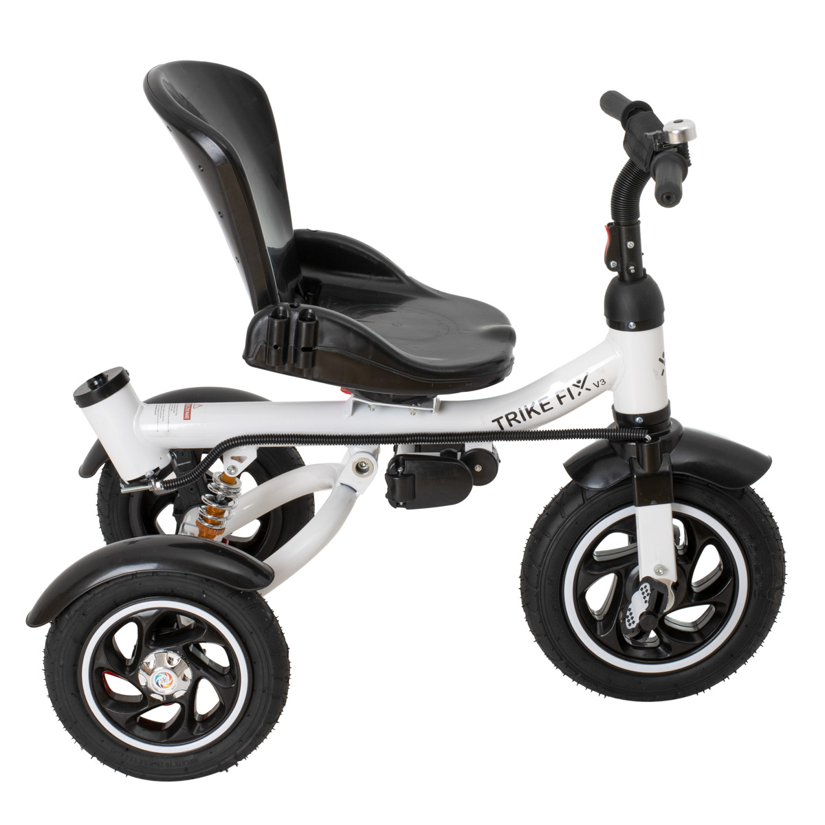 Triratis dviratukas su stogeliu trike fix v3 juoda