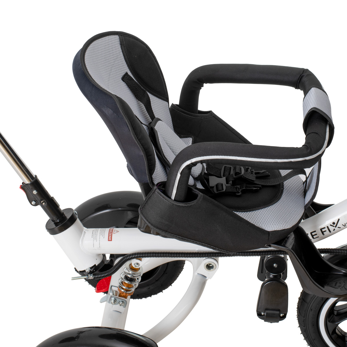 Triratis dviratukas su stogeliu trike fix v3 juoda