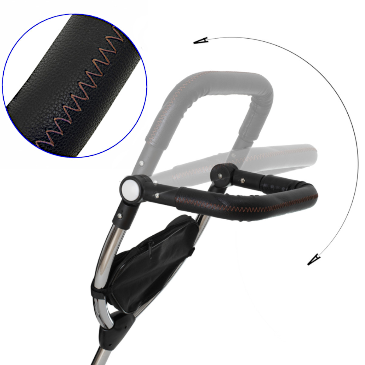 Triratis dviratukas su stogeliu trike fix v3 juoda