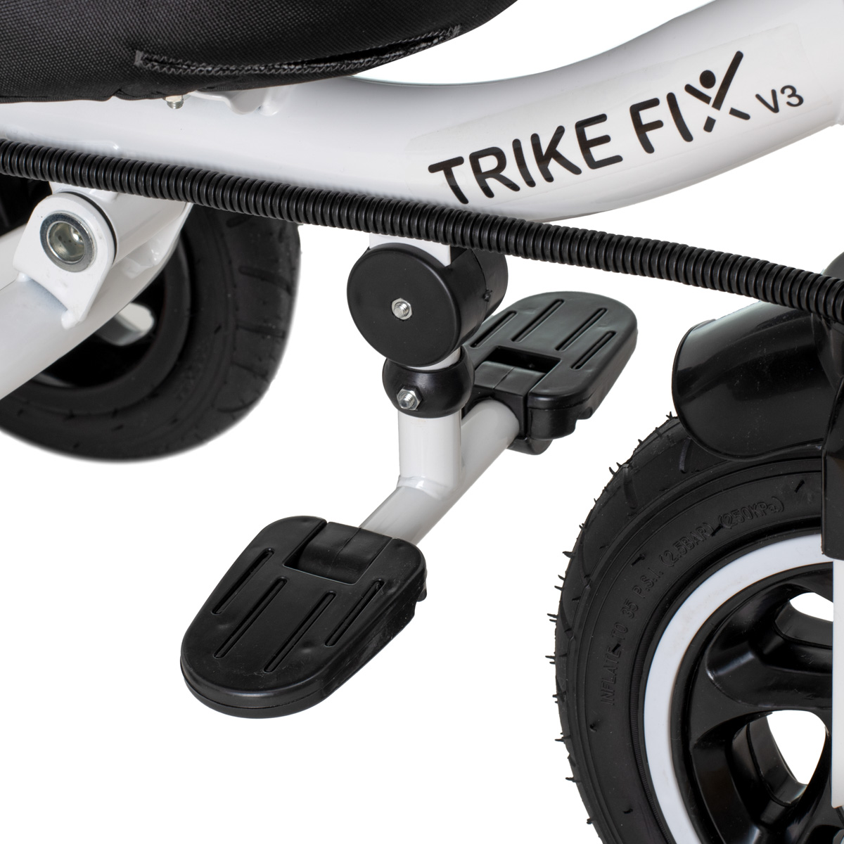 Triratis dviratukas su stogeliu trike fix v3 juoda