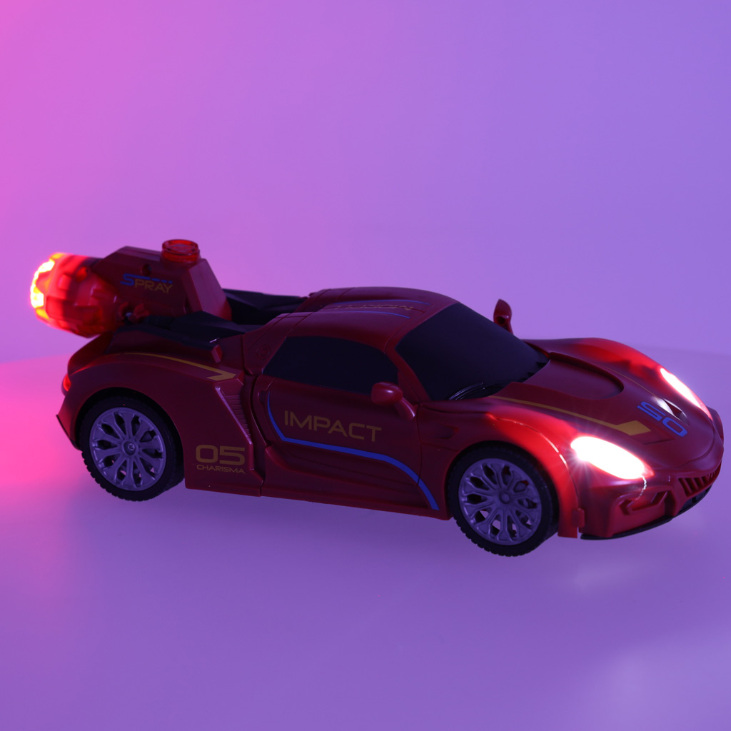 Nuotoliniu būdu valdomas robotas automobilis revolt, raudonas