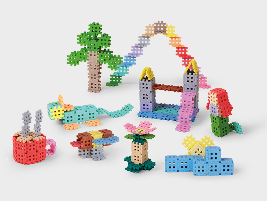Konstruktorius waffle mini pastel konstruktorius 500 elementas
