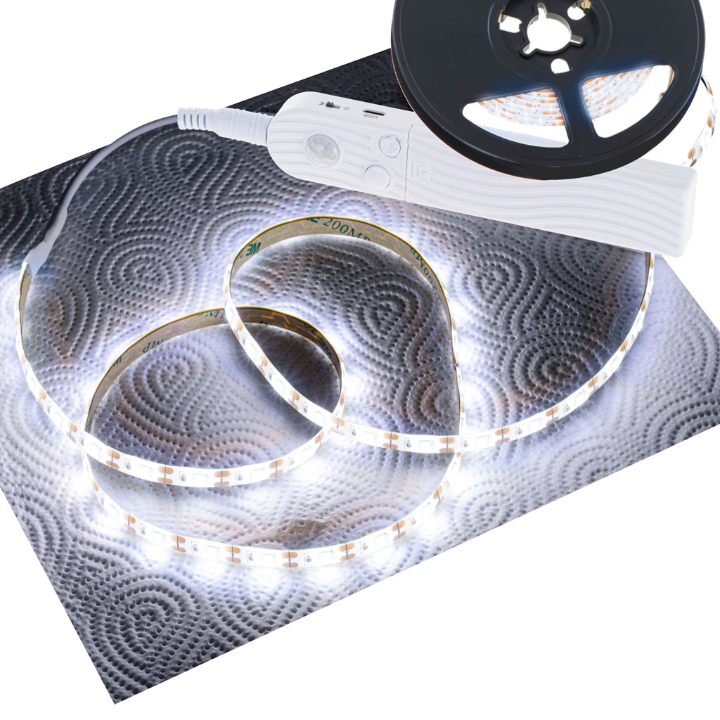 Maitinama led juosta su judesio jutikliu 2 m