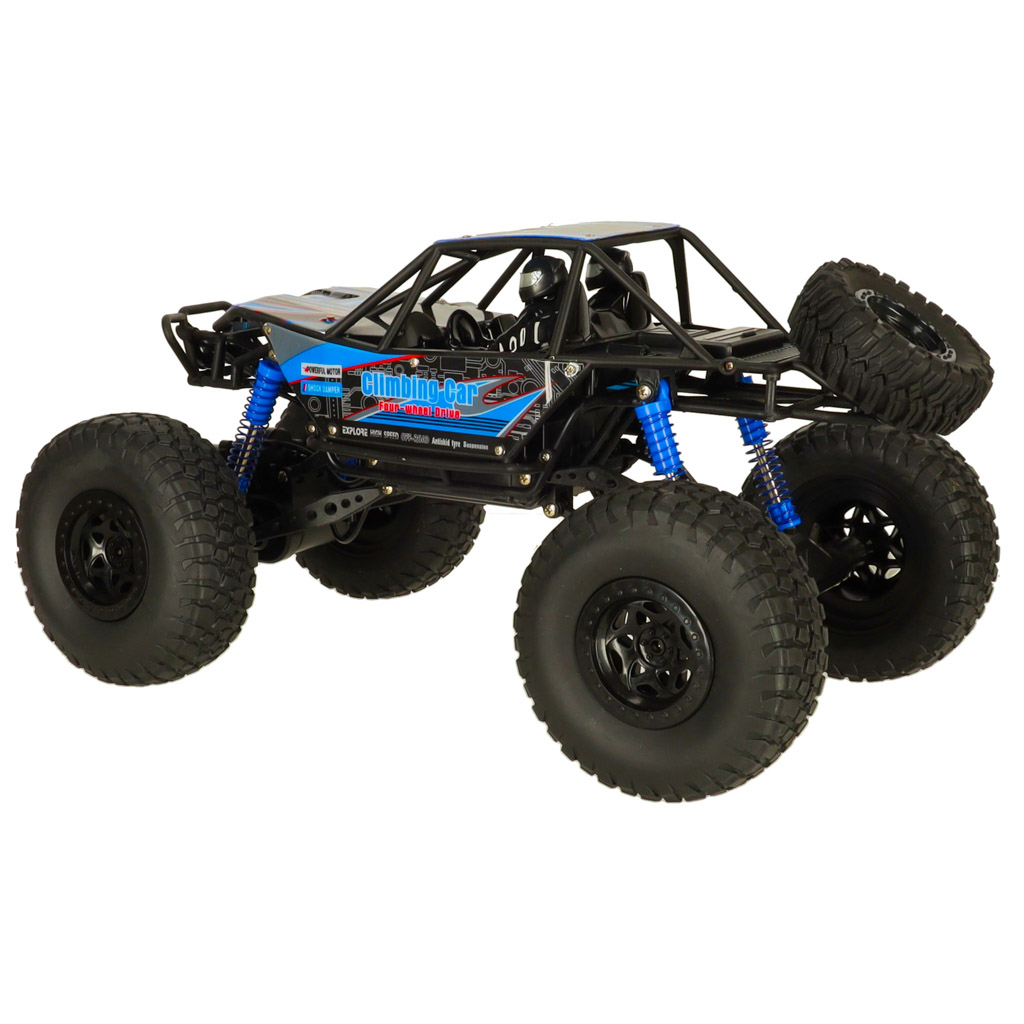 RC vikšrinis laipiojimo automobilis 1:10 4WD 48 cm mėlynas 3