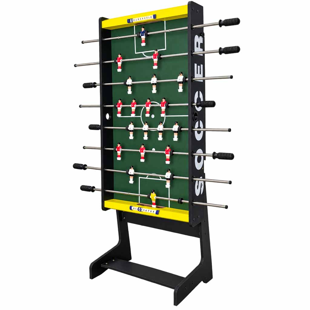 Galda futbola galds, salokāms, 22 figūriņas, 120 × 80 × 60,5 cm 2