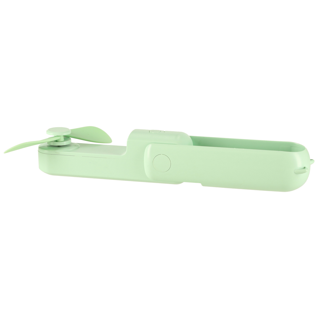 Mini usb ventiliatorius, trijų greičių, 7-8 val. veikimo laikas, pastelinis žalios spalvos