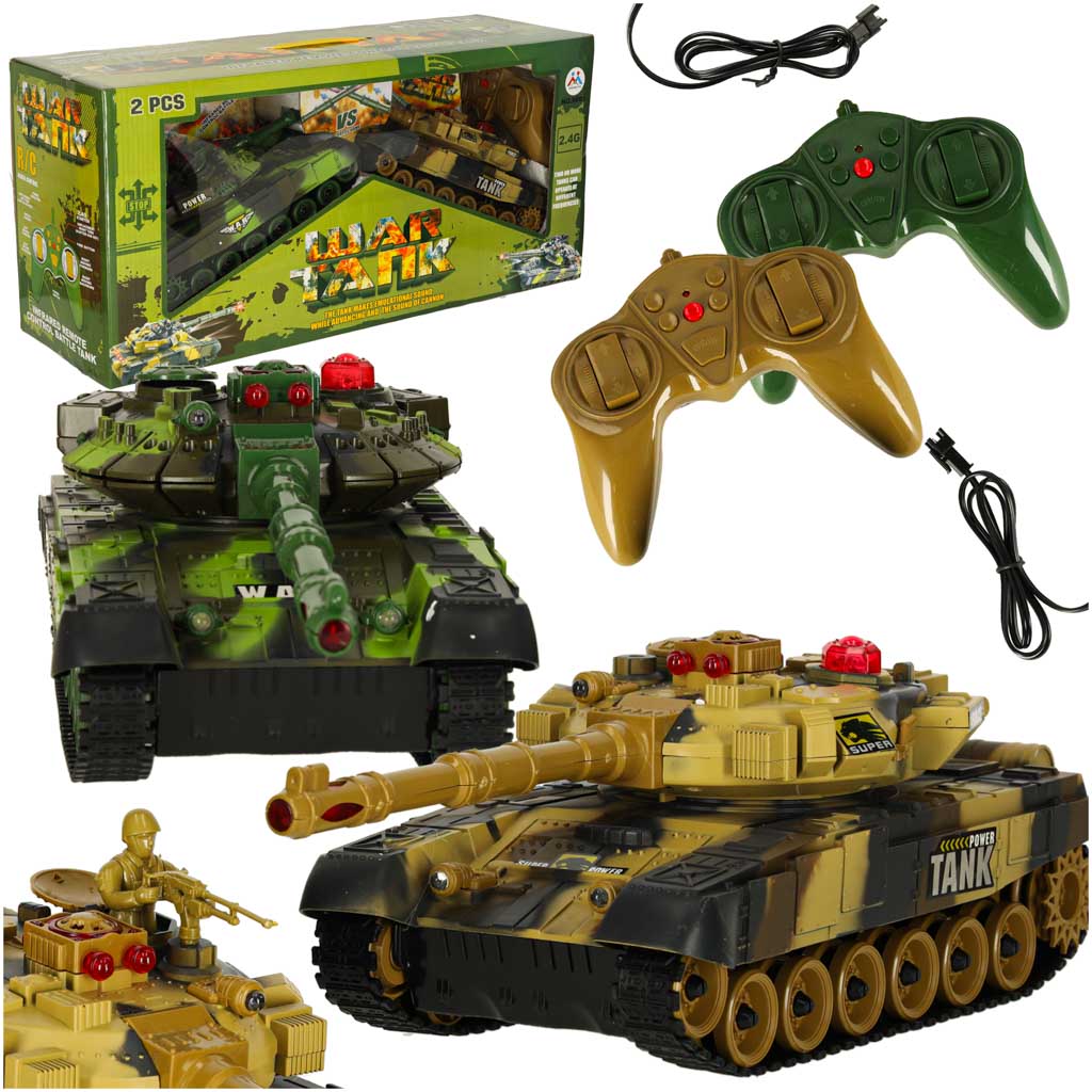 Rc tankų rinkinys 2.4ghz