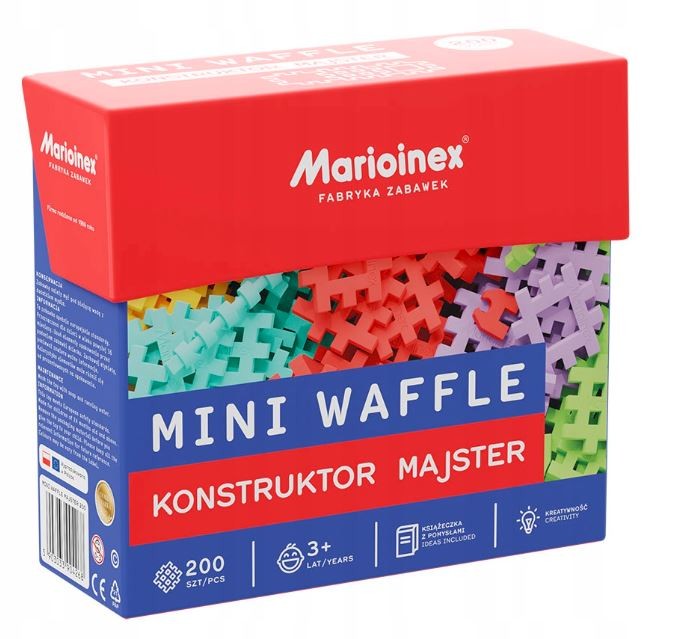 Konstruktorius marioinex mini waffle handyman, 200 d.