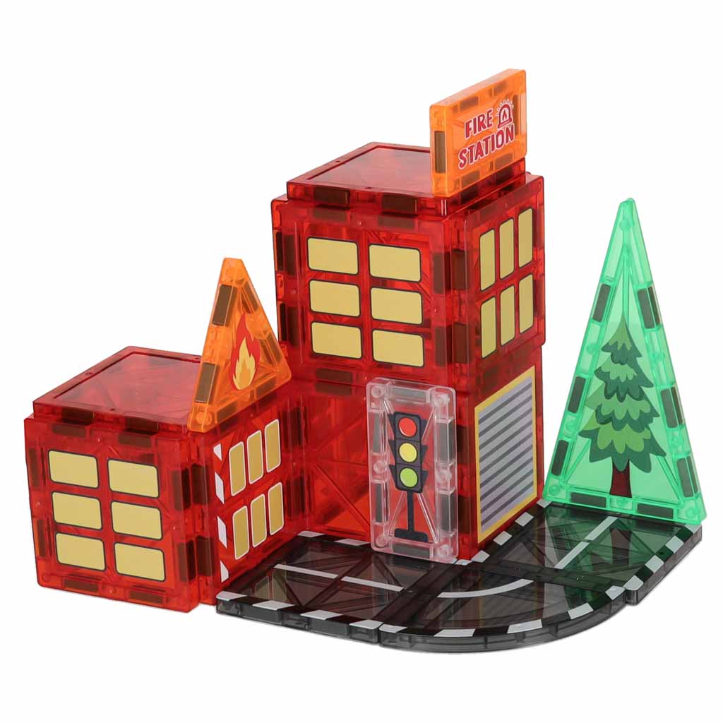Magnetinės kaladėlės gaisrinė 48 vnt. 3