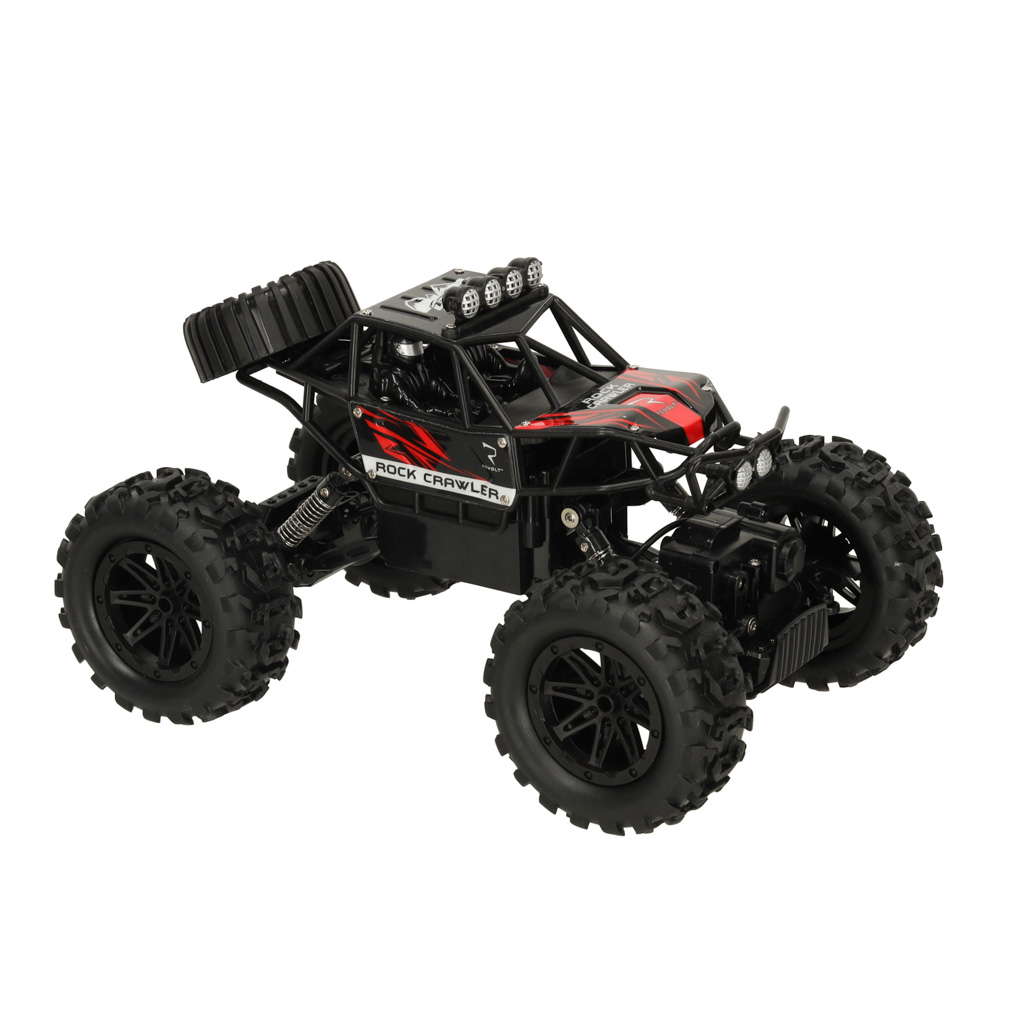 Nuotoliu valdomas automobilis rc revolt 4x4, juodas