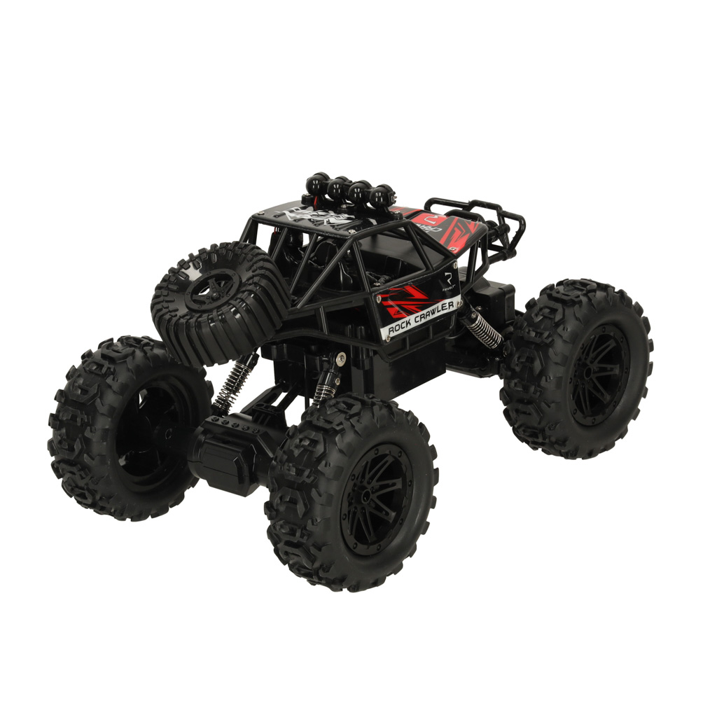 Nuotoliu valdomas automobilis rc revolt 4x4, juodas