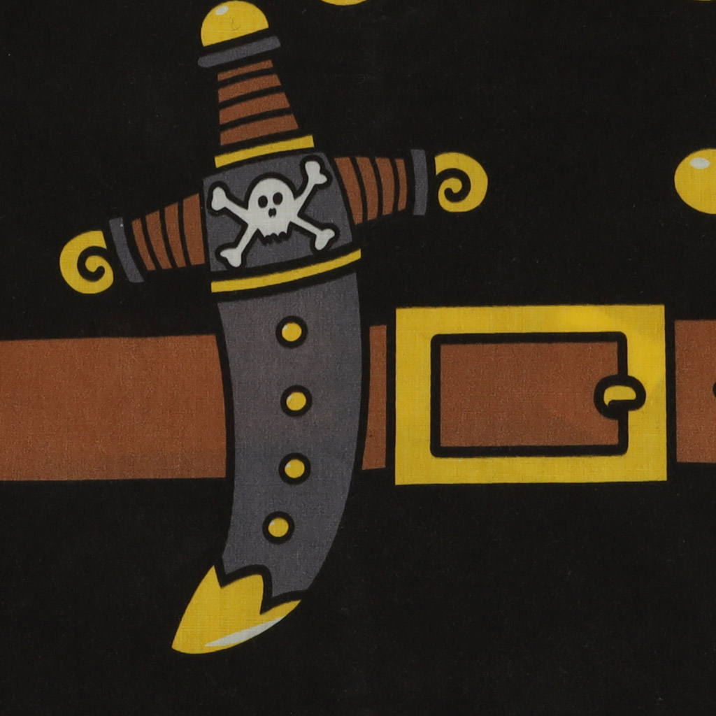Karnavalinis kostiumas Piratas, juodas