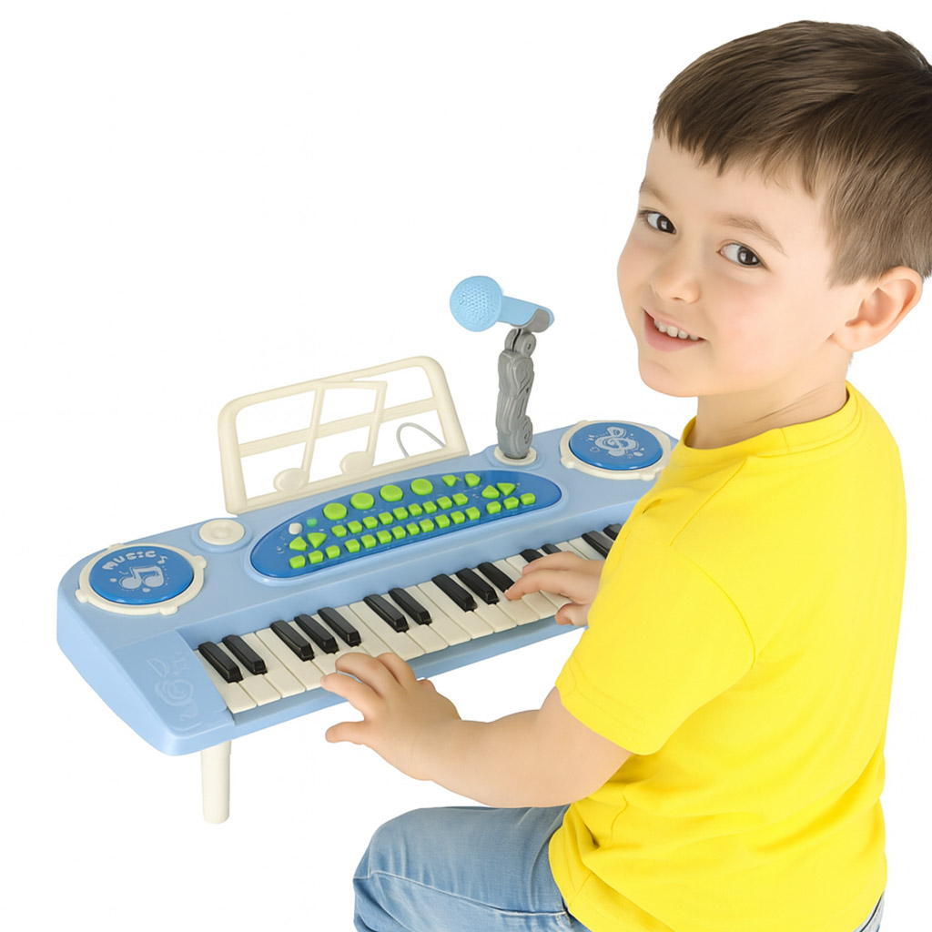 Pianinas 37 klavišai su mikrofonu