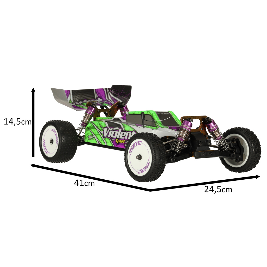 Radijo bangomis valdomas automobilis wltoys 104002, 1:10