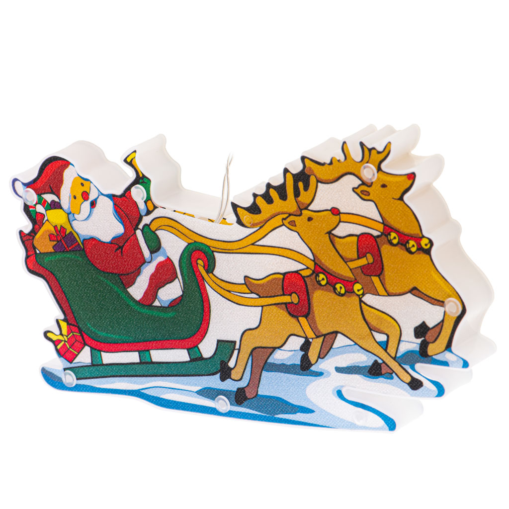 Kalėdų dekoracijos - kalėdų senelio rogės