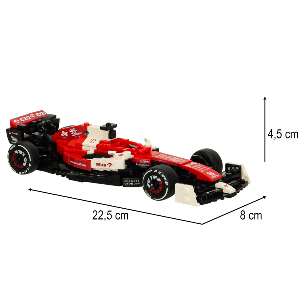 Rc automobilis 1:24 alfa romeo f1 c42 trinkelės