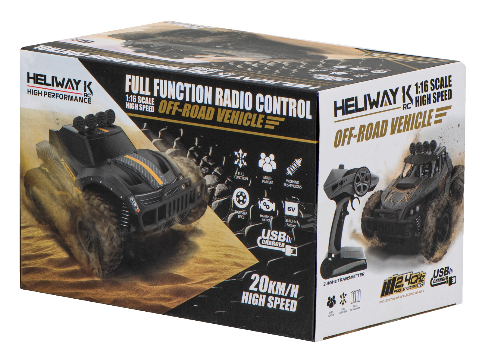 Rc drift visureigis 20 km/h rudas
