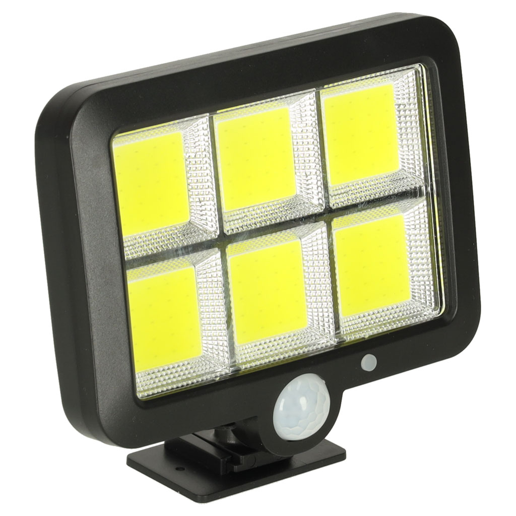 Saulės šviestuvas su judesio jutikliu 120 led