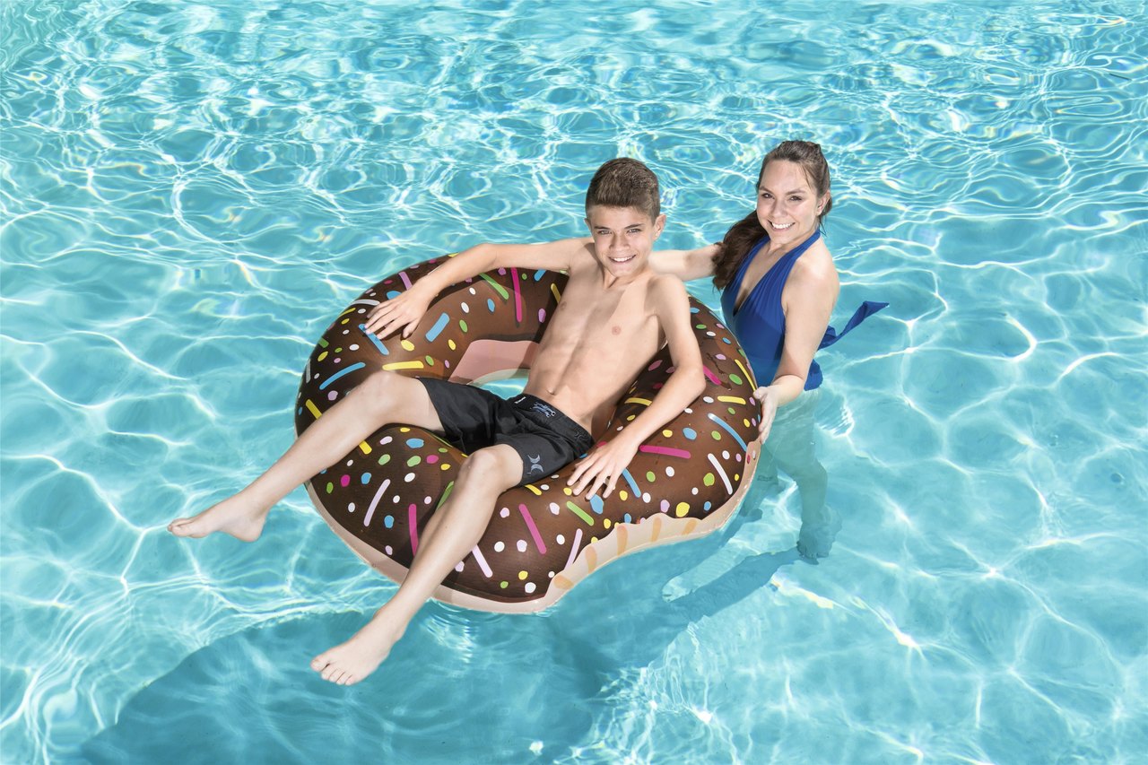 Bestway 36118 donut 107 cm bronzinis plaukimo ratas