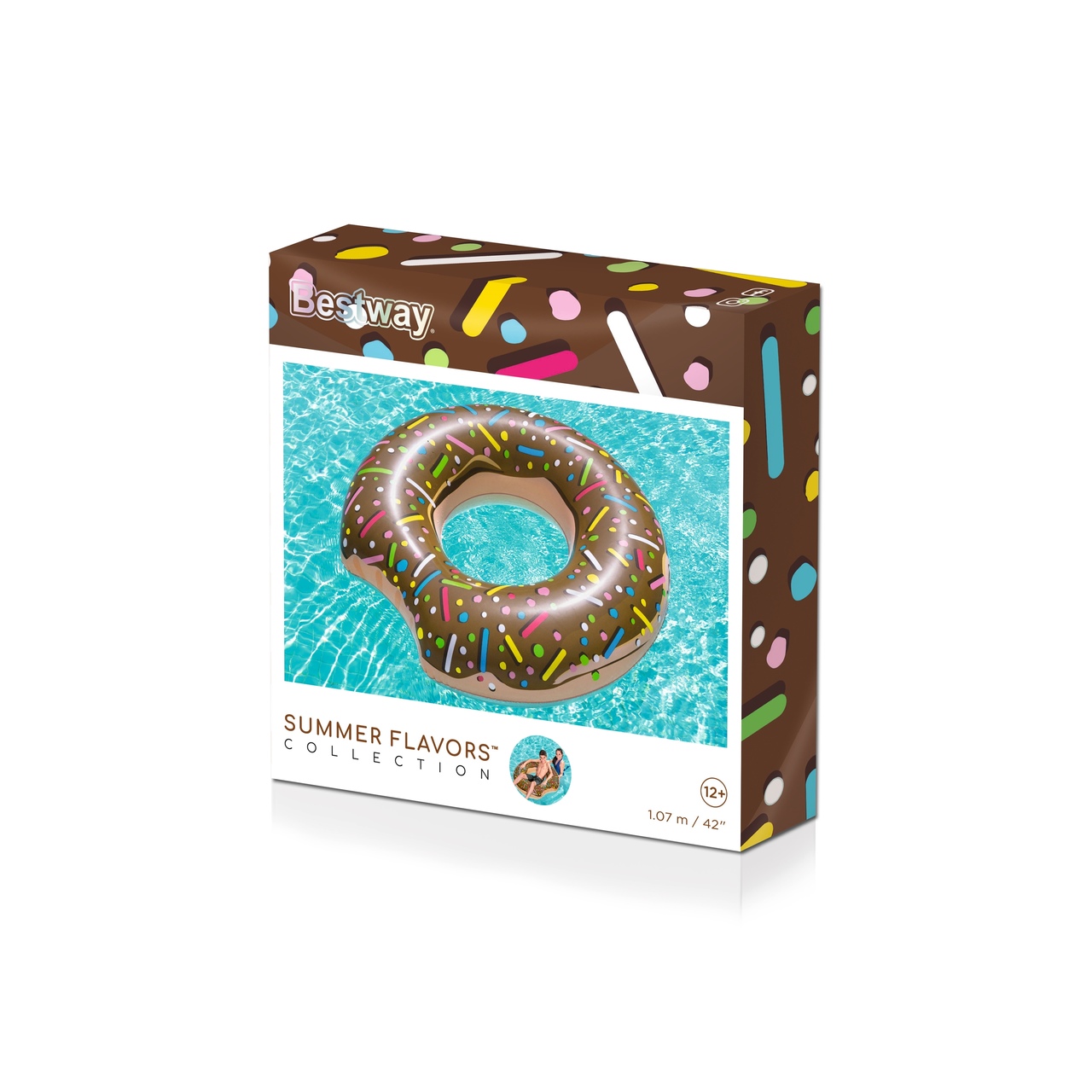 Bestway 36118 donut 107 cm bronzinis plaukimo ratas