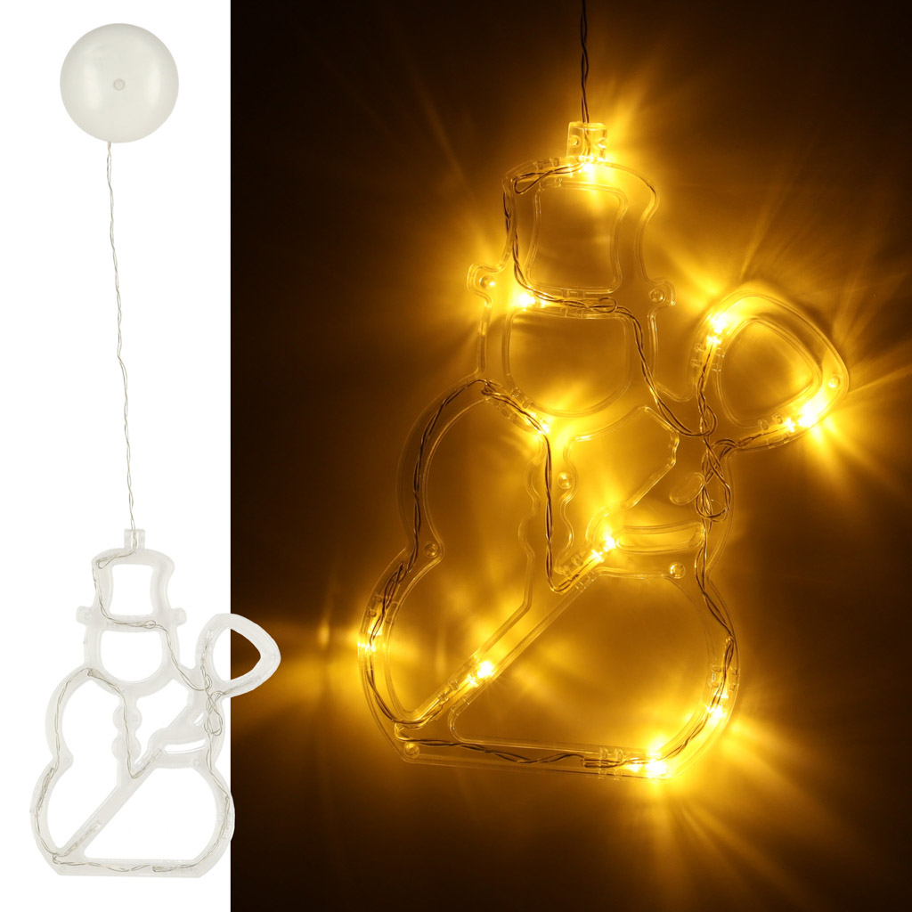 Led pakabinamas apšvietimas kalėdų dekoracijos sniego senis 49cm 10 led